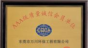 質(zhì)量誠信單位